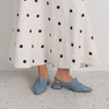 Valora Jeans Leather Flats