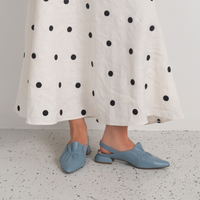 Valora Jeans Leather Flats