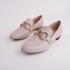 Esben Nude Leather Loafers