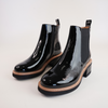 Patrol Black Patent Leather Boots