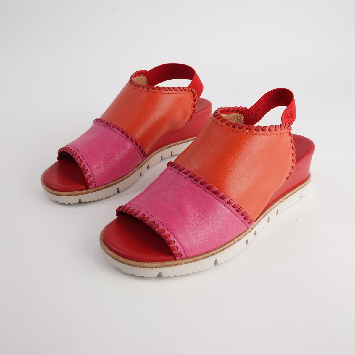 Sigma Carmin Rose/ Grenedine Leather Sandals