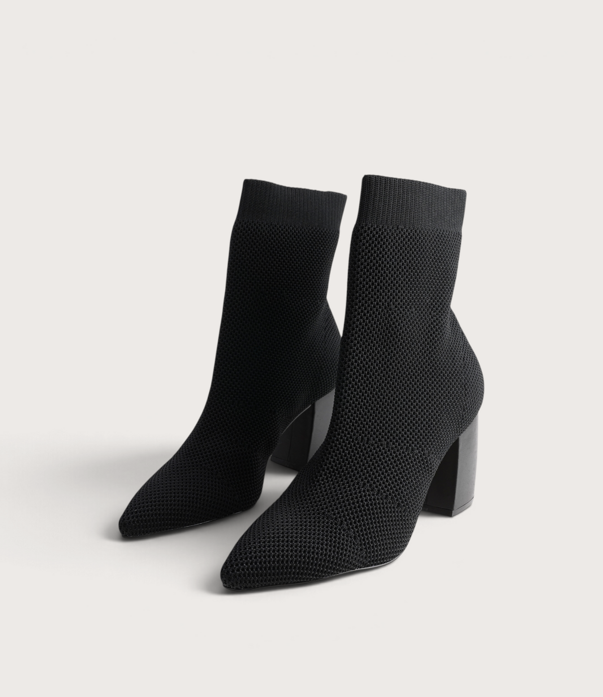 147240 Black Knit Ankle Boots - CARRANO | Shouz
