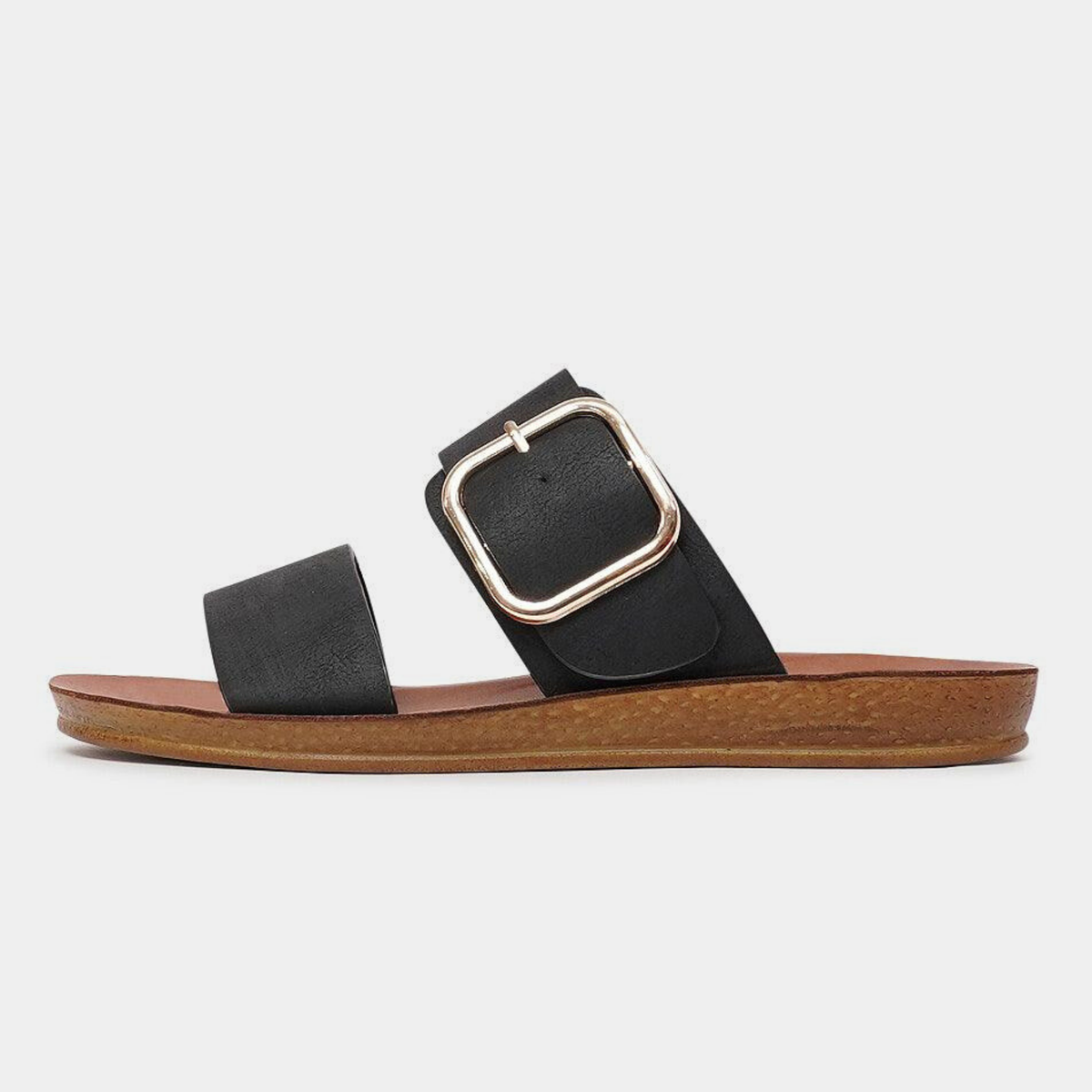 Doti Black Slides - LOS CABOS | Shouz