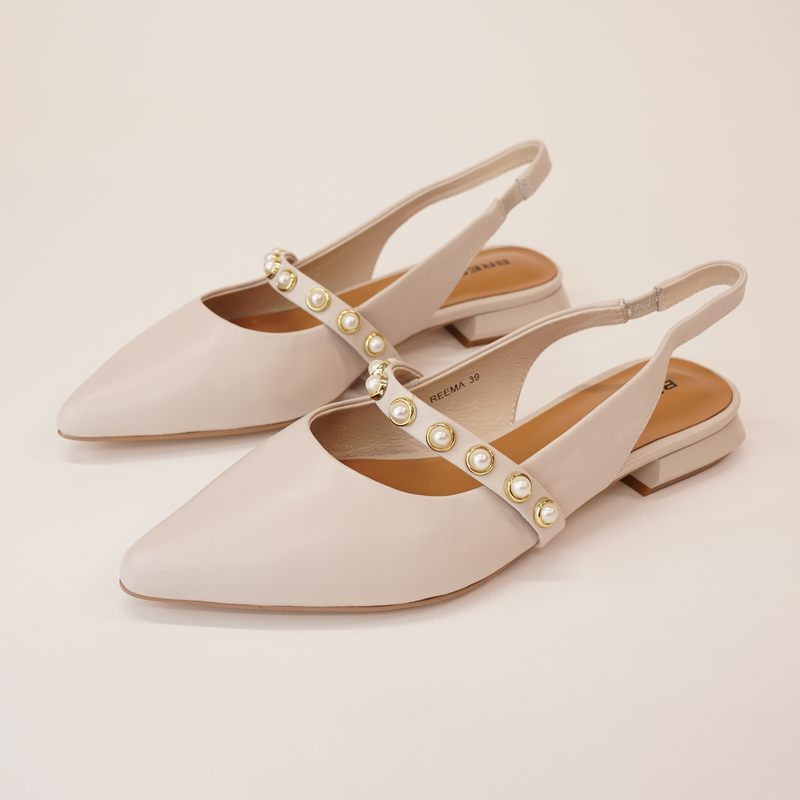 Reema Bone Leather Flats