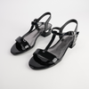 Taner Black Patent Leather Heels
