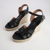 Sophia Doya Negro Espadrille Wedges