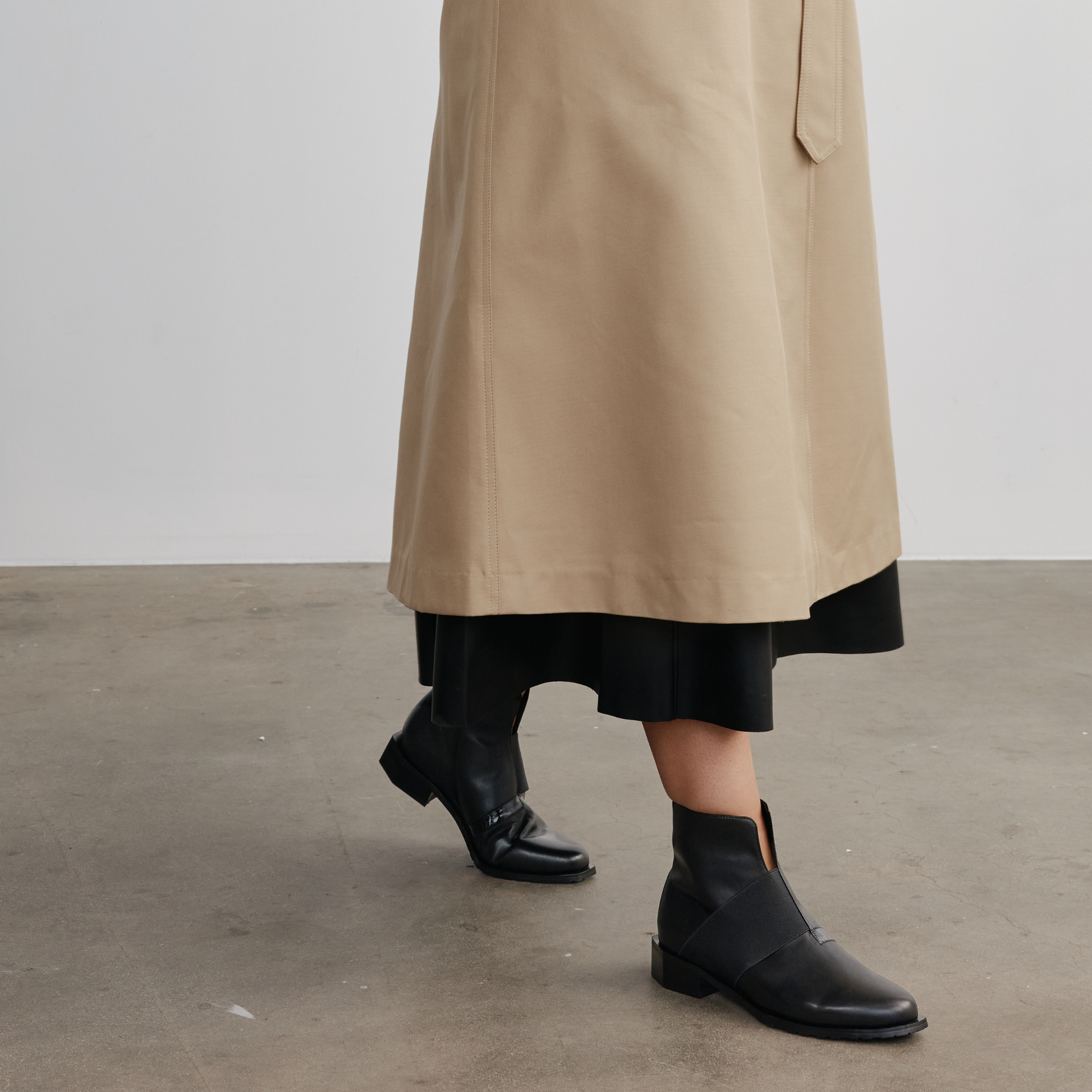 Rollo Black/ Patent Leather Ankle Boots - BRESLEY | Shouz