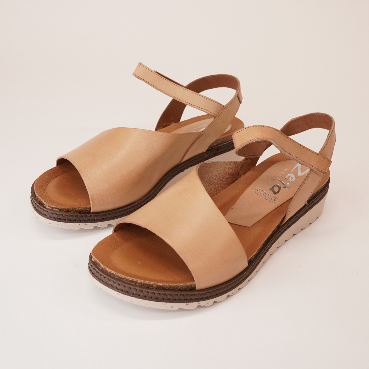 Lena Natural Leather Sandals