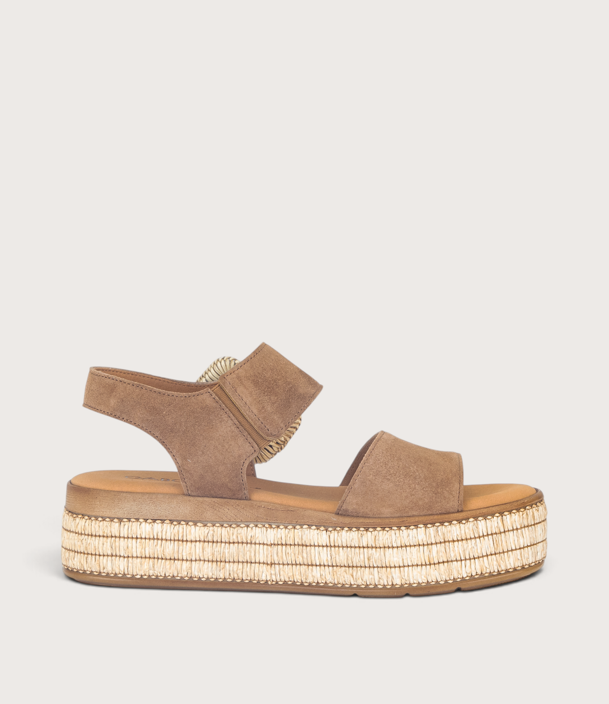 Crimson Peanut Suede Sandals