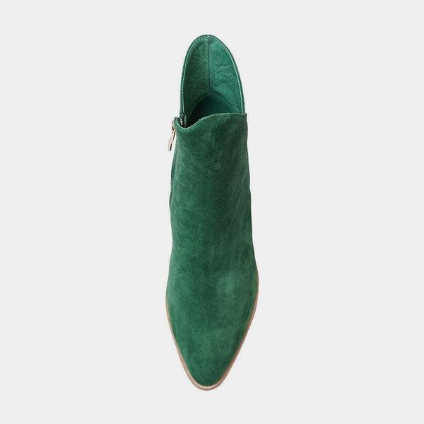 Astronomy New Emerald Suede Ankle Boots