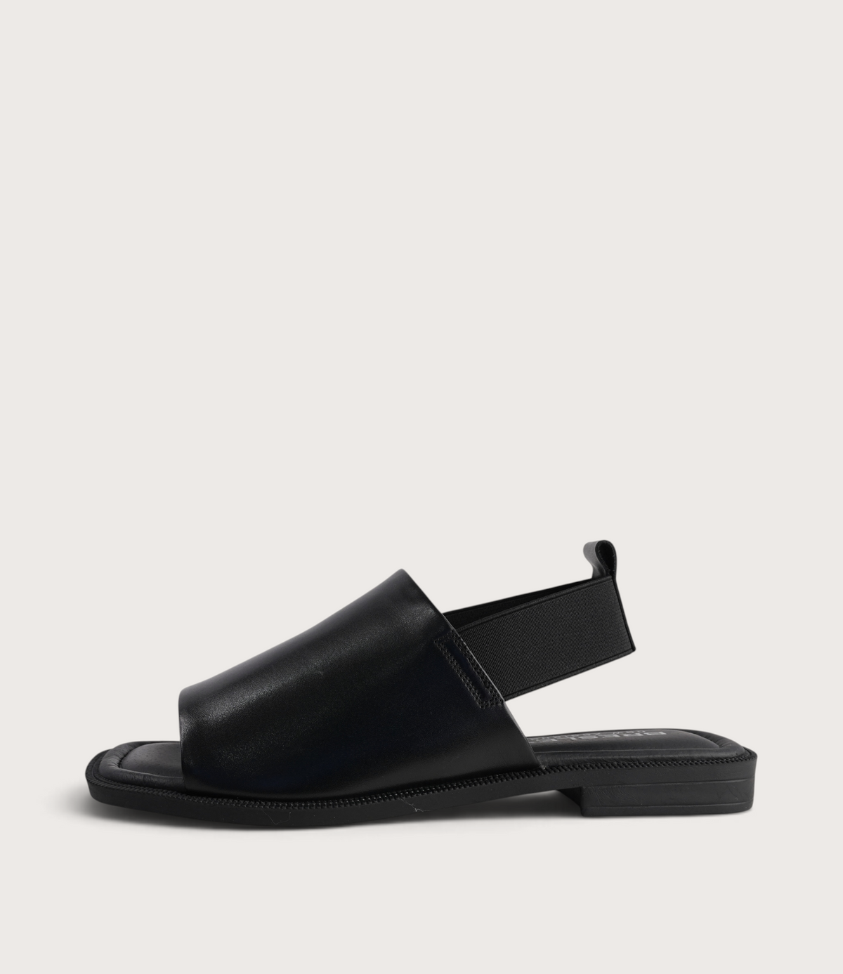 Snob Black Leather Flats