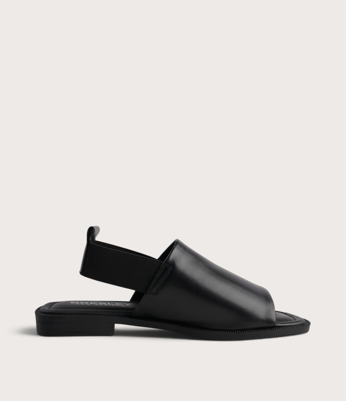 Snob Black Leather Flats