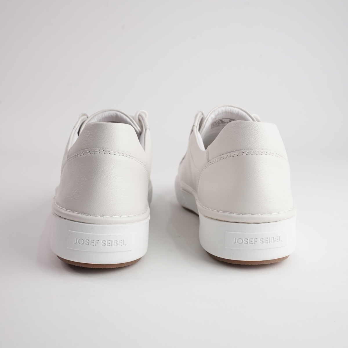 Claire 01 White Leather Sneakers