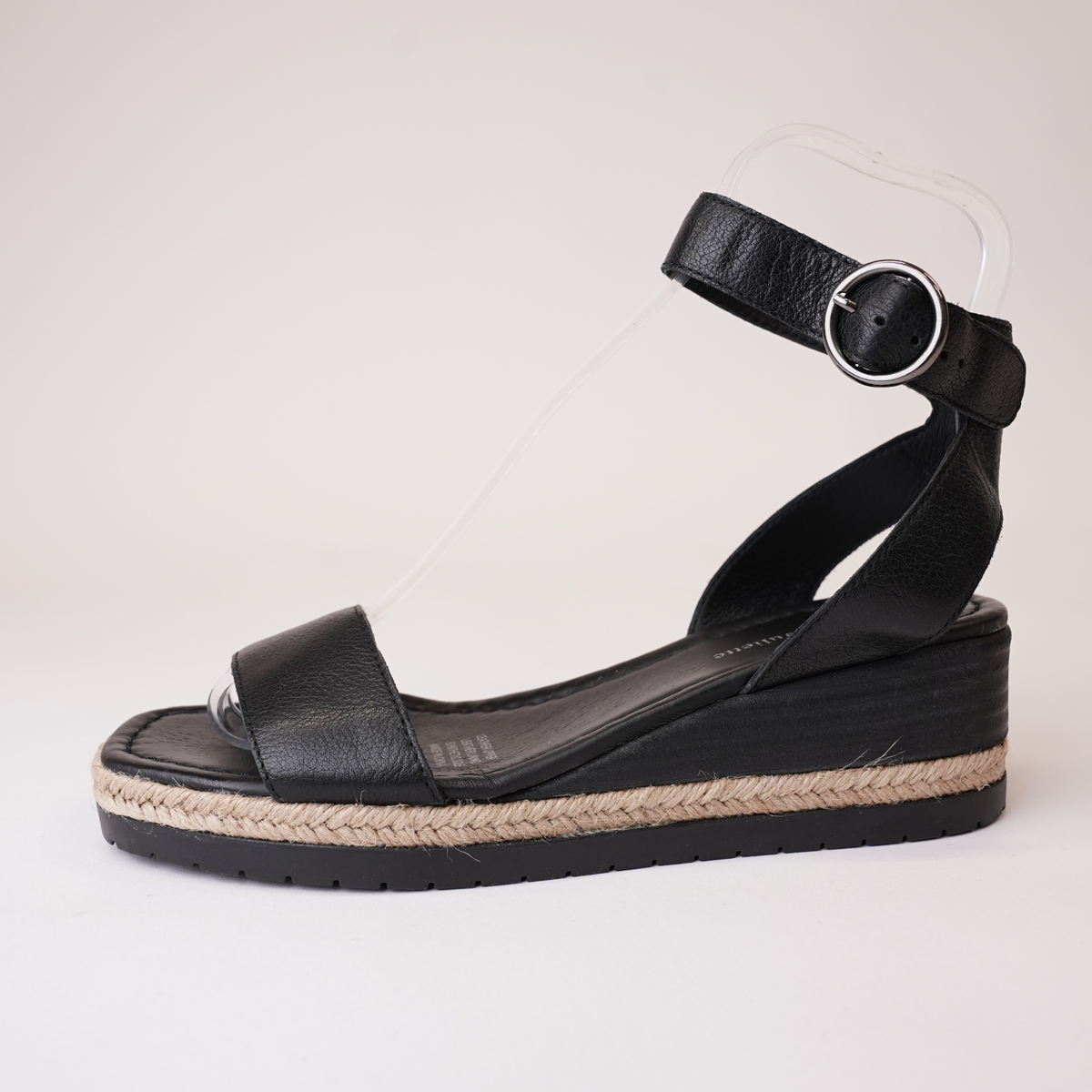 Irish Black Leather Sandals - DJANGO AND JULIETTE | Shouz
