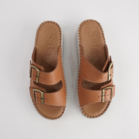 Solena Coconut Leather Slides