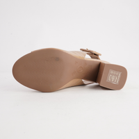 Mentha Nude Patent Heels - NU BY NEO | Shouz