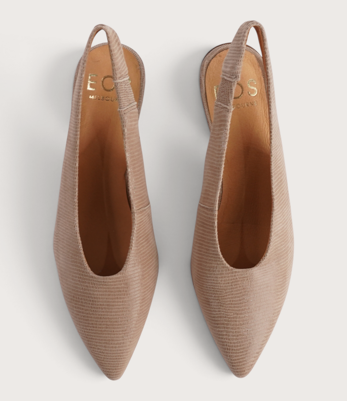 Hatti Sand Leather Heels