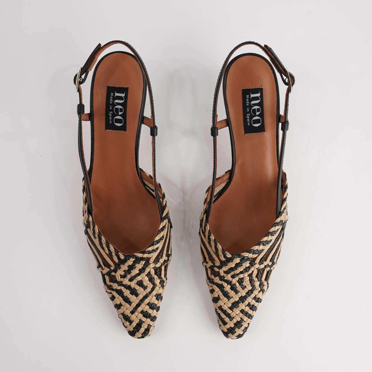 Ag-25063 Tostado Negro/ Negro Heels - NEO | Shouz