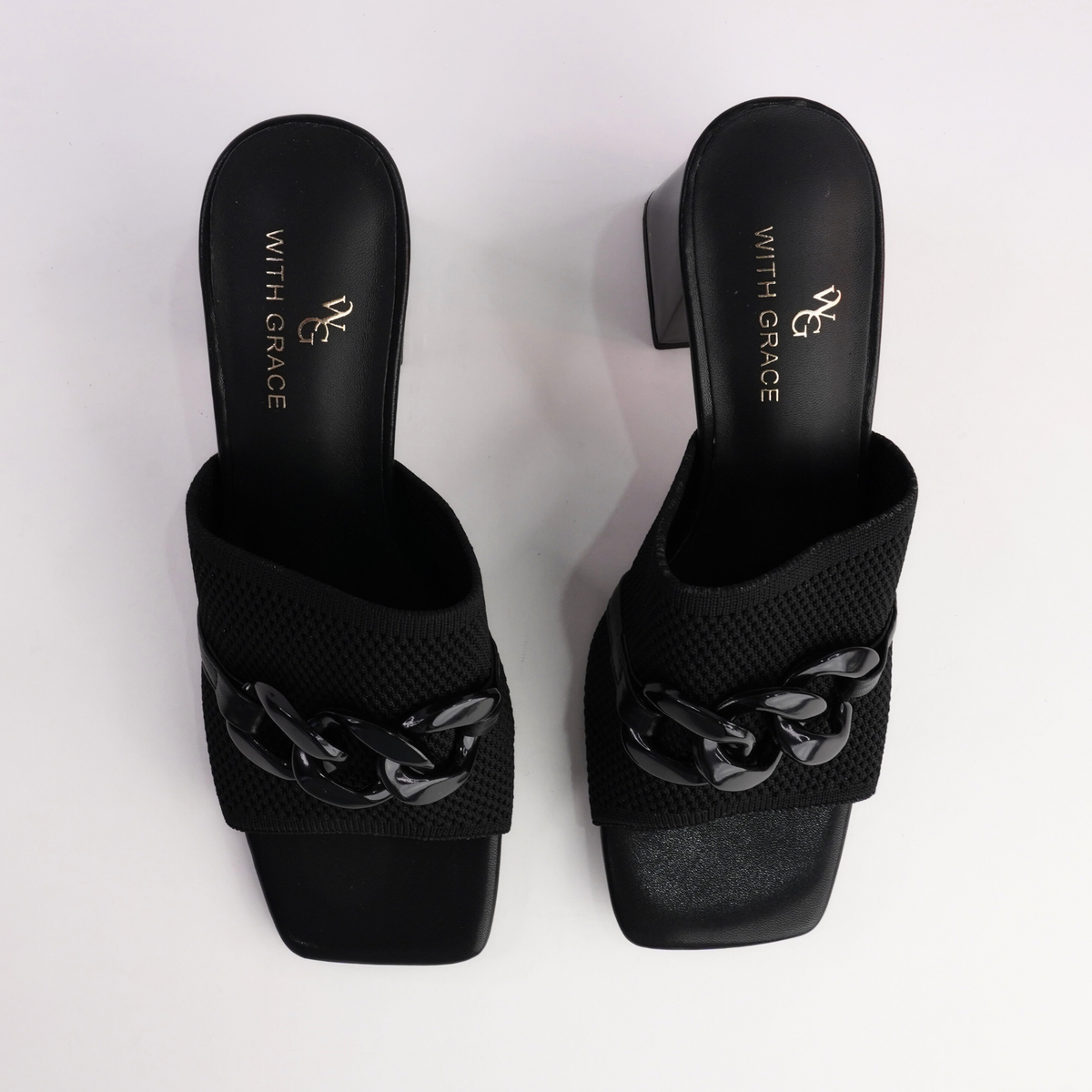 Kolie Black Heels - WITH GRACE | Shouz