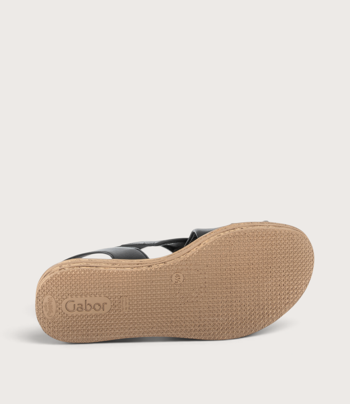 Miriad Black Leather Sandals