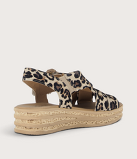 Miriad Leopard Suede Sandals