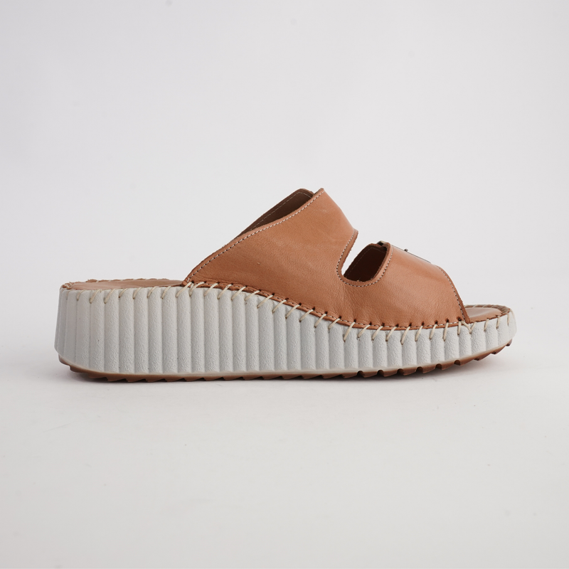 Solena Coconut Leather Slides