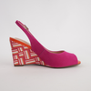 Bryce Fuschia Nubuck Leather Heels