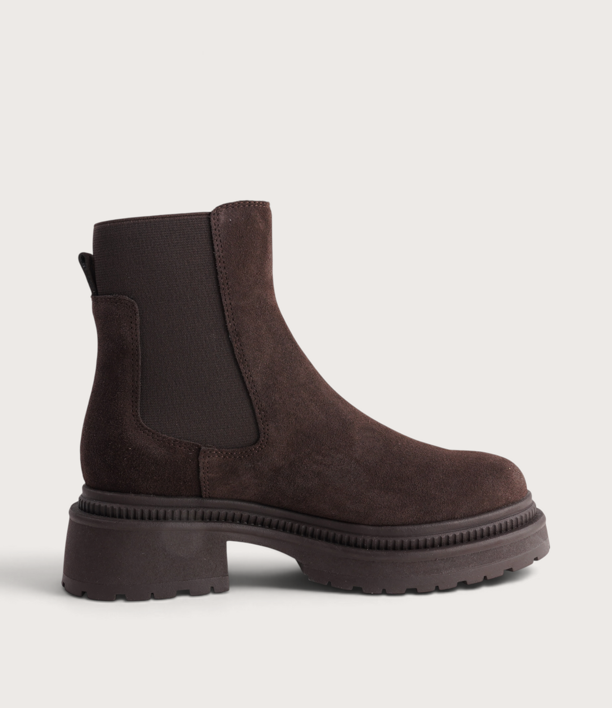 Brussels Chocolate Suede Ankle Boots