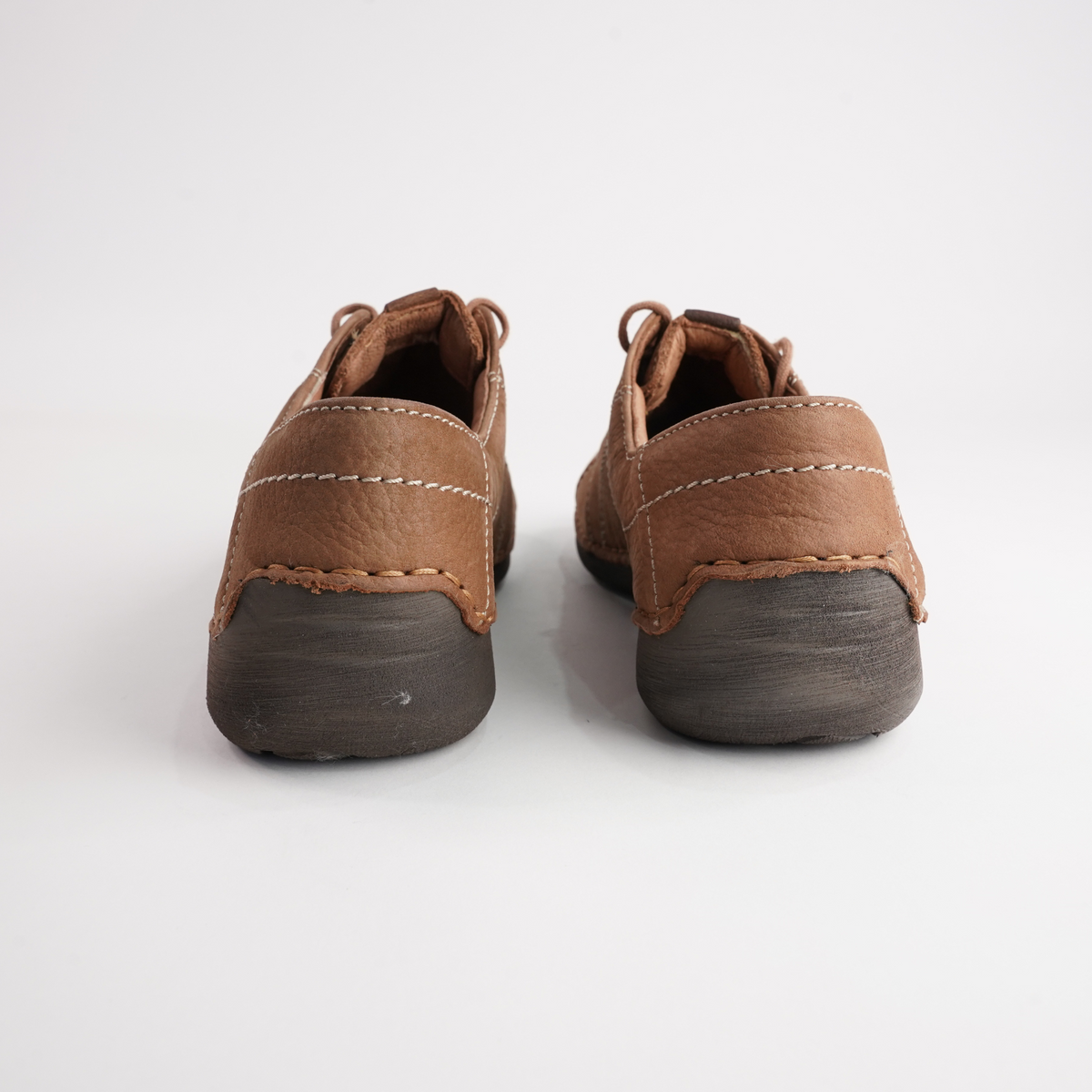 Fergey 20 Castagne Leather Lace Up Flats - JOSEF SEIBEL | Shouz