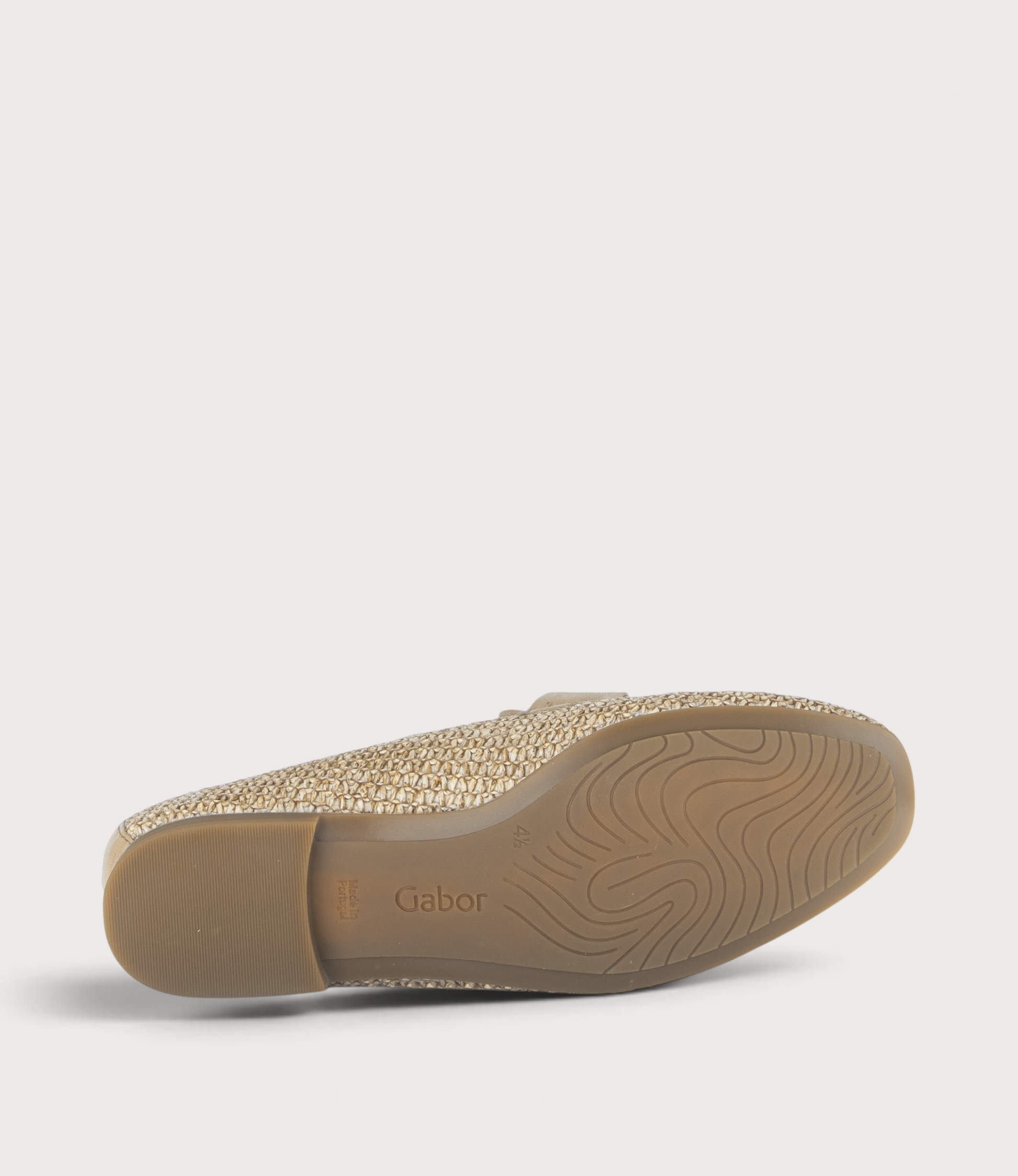 Steel Raffia Loafers