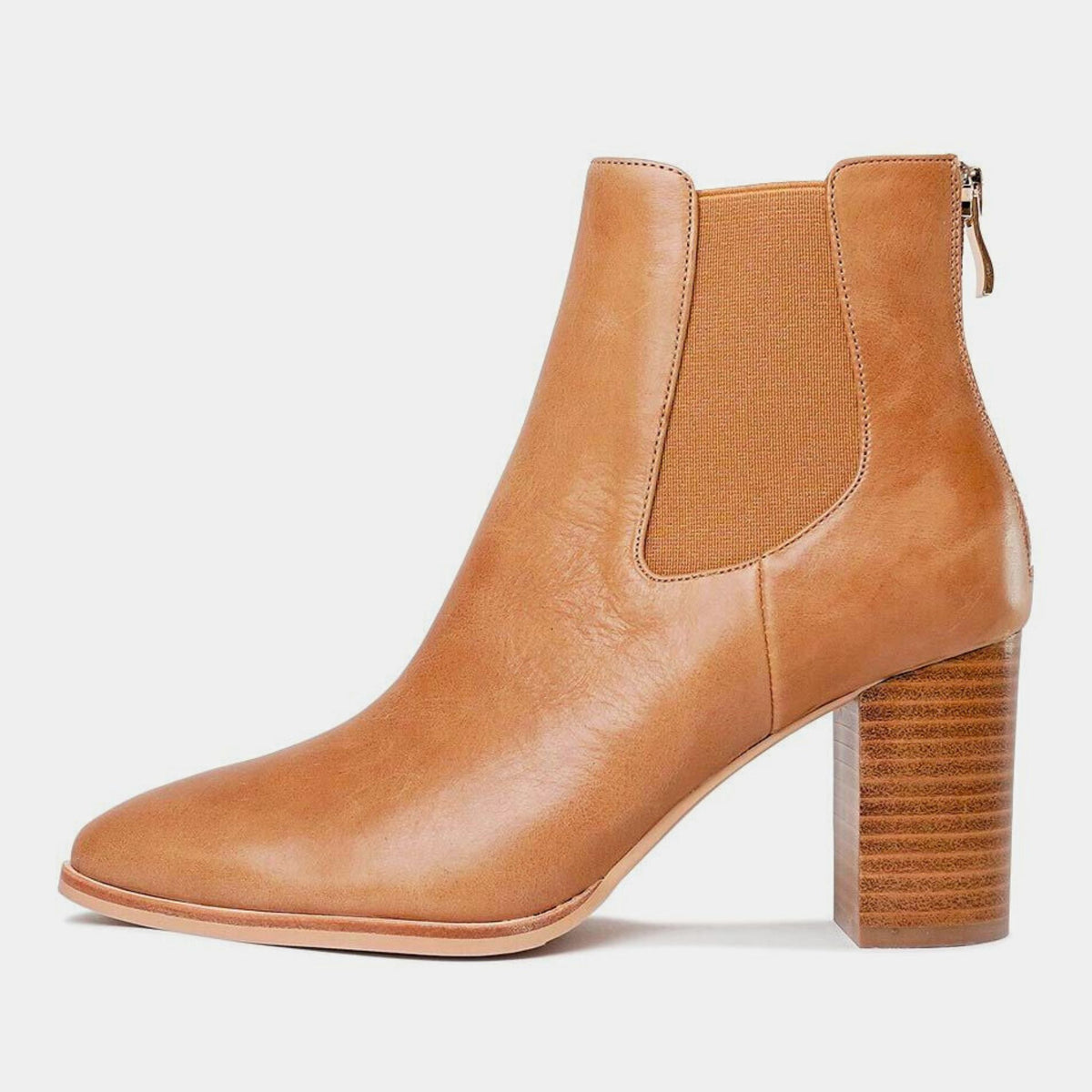 Ayer Tan Leather Ankle Boots - DJANGO AND JULIETTE | Shouz