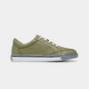 Ronnie Dark Olive Leather Sneakers