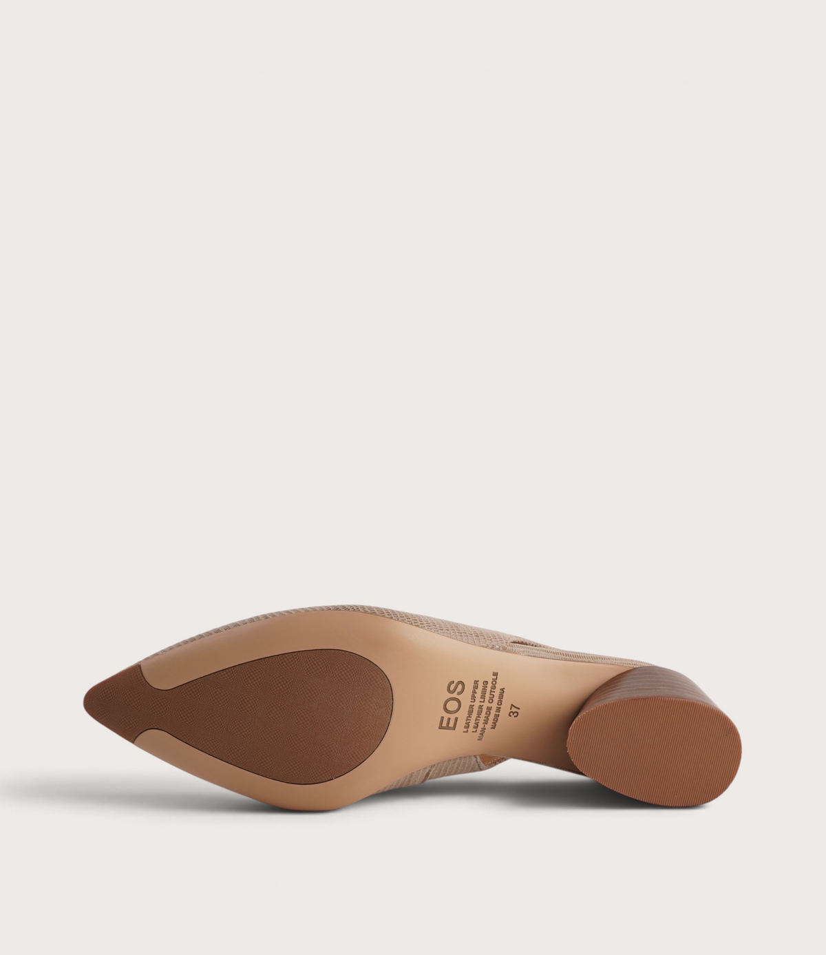 Hatti Sand Leather Heels