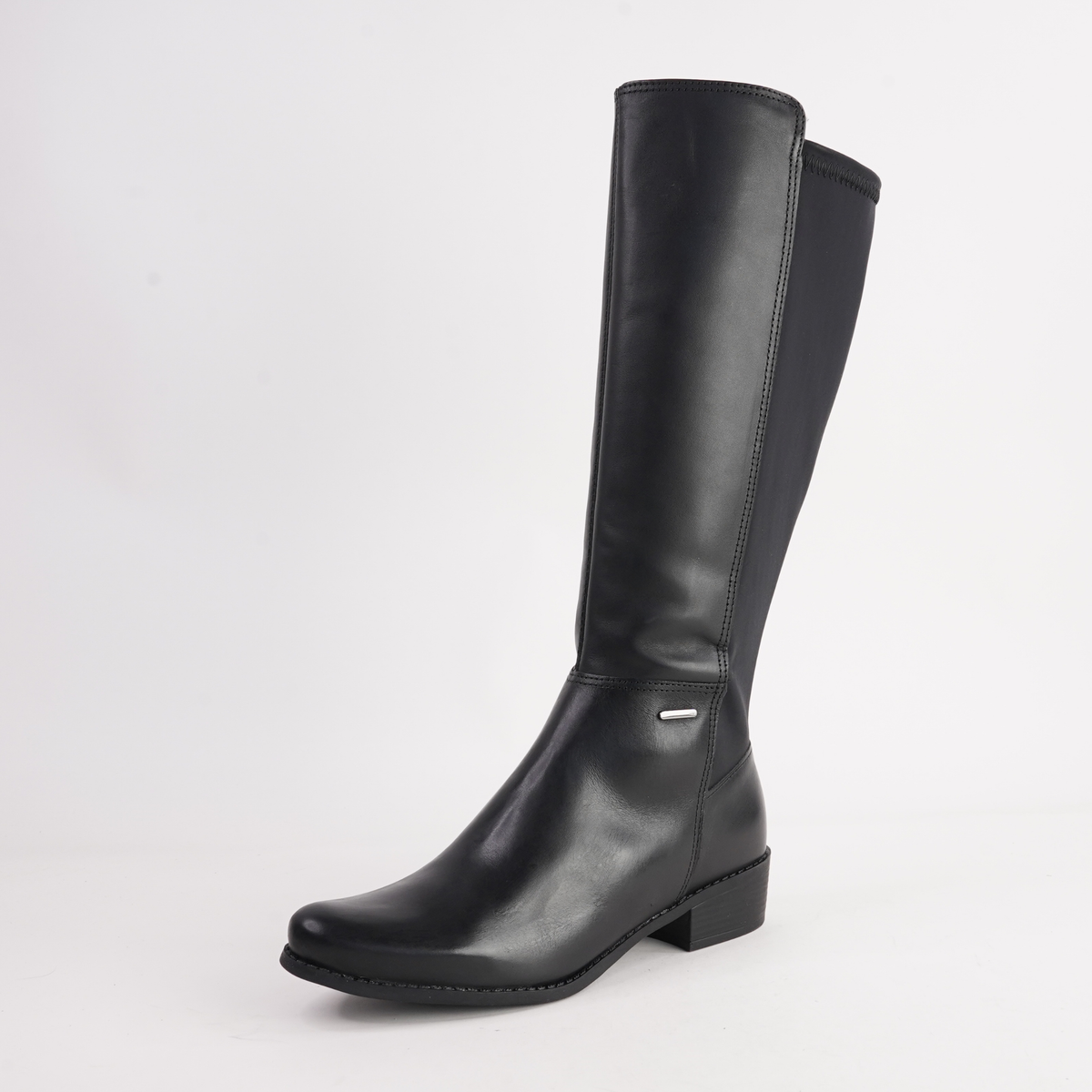 Iris Black Knee High Boots - NU BY NEO | Shouz