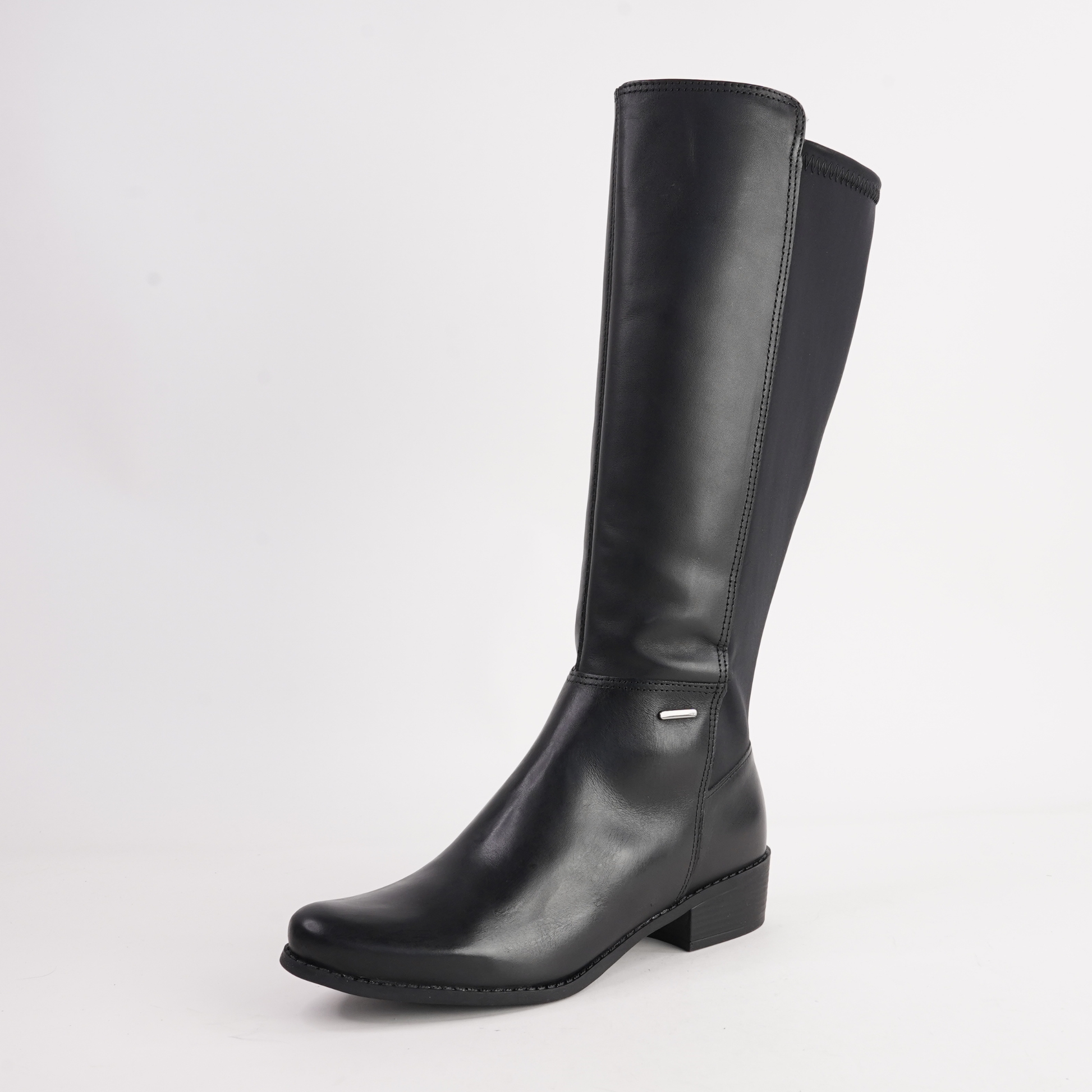 Iris Black Knee High Boots - NU BY NEO | Shouz