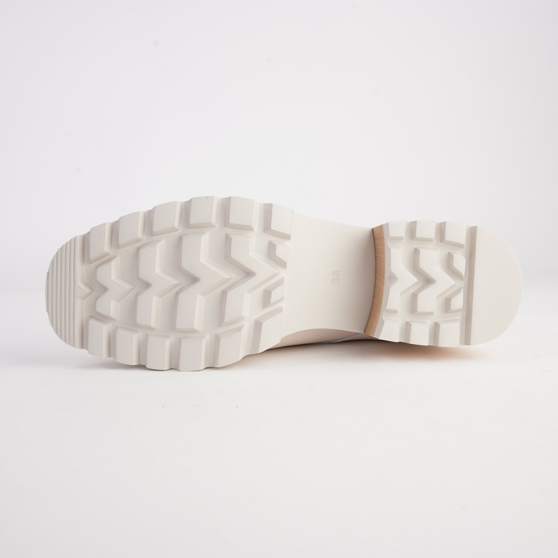 Dazzler Bone/ Tan Stack Leather Ankle Boots - BRESLEY | Shouz