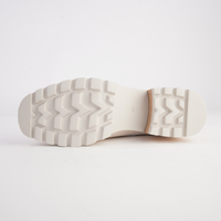 Dazzler Bone/ Tan Stack Leather Ankle Boots - BRESLEY | Shouz