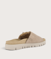 Lucille Sand Suede Slides