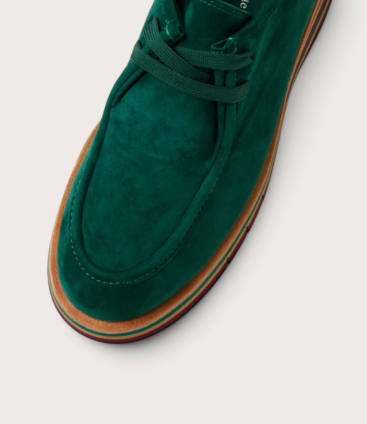 Gnota Forest Suede/ Forest and Tan Multi Sole Flats