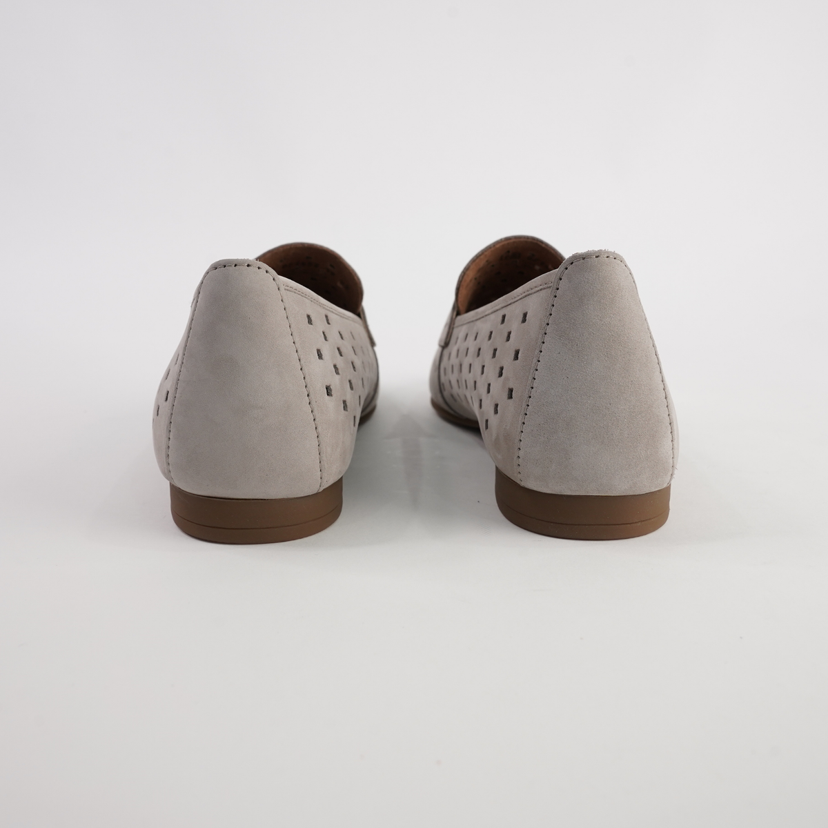 Dorothy Linen Nubuck Leather Loafers - GABOR | Shouz