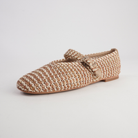 Santalum Caramel Ballet Flats