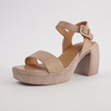 Spice Tan Leather Heels