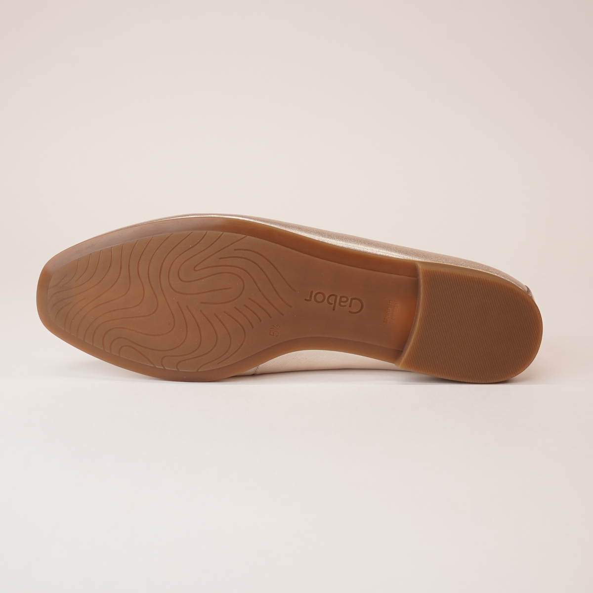 Libby Pewter Leather Loafers - GABOR | Shouz