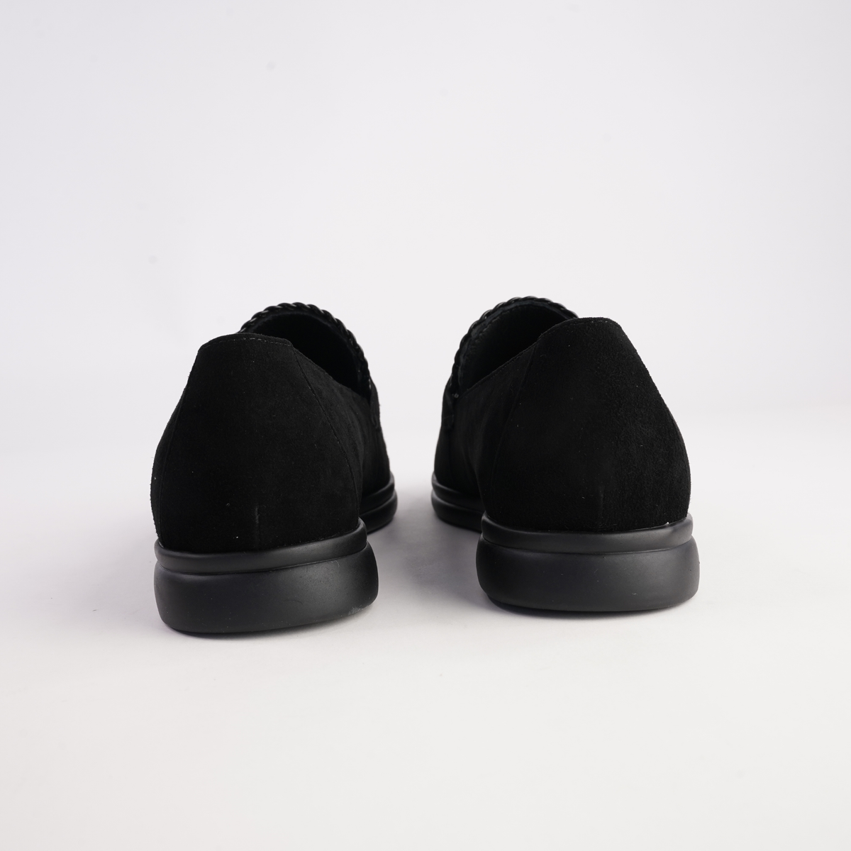 Linxea Black Suede Loafers - DJANGO AND JULIETTE | Shouz