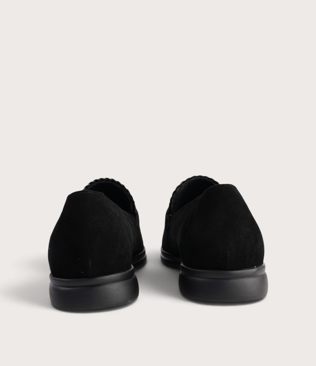 Linxea Black Suede Loafers