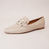 Socoros Almond Leather Loafers