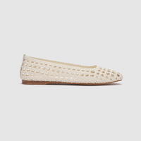 Calypso Vanilla Woven Flats