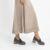 Merrel Black/ Natural Heeled Loafers