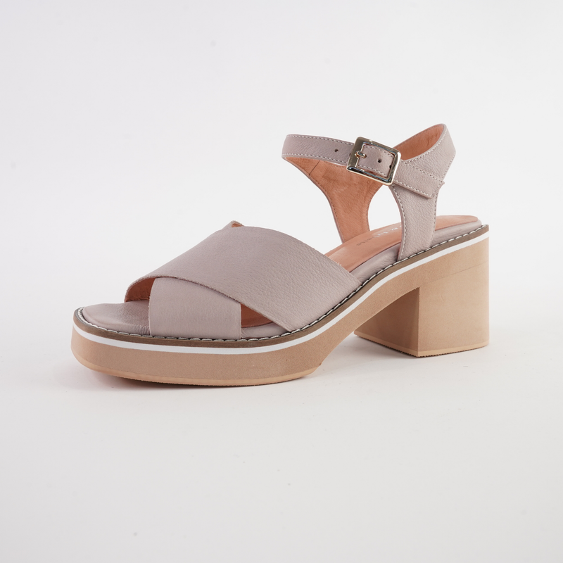 Jemi Cafe Leather Heels
