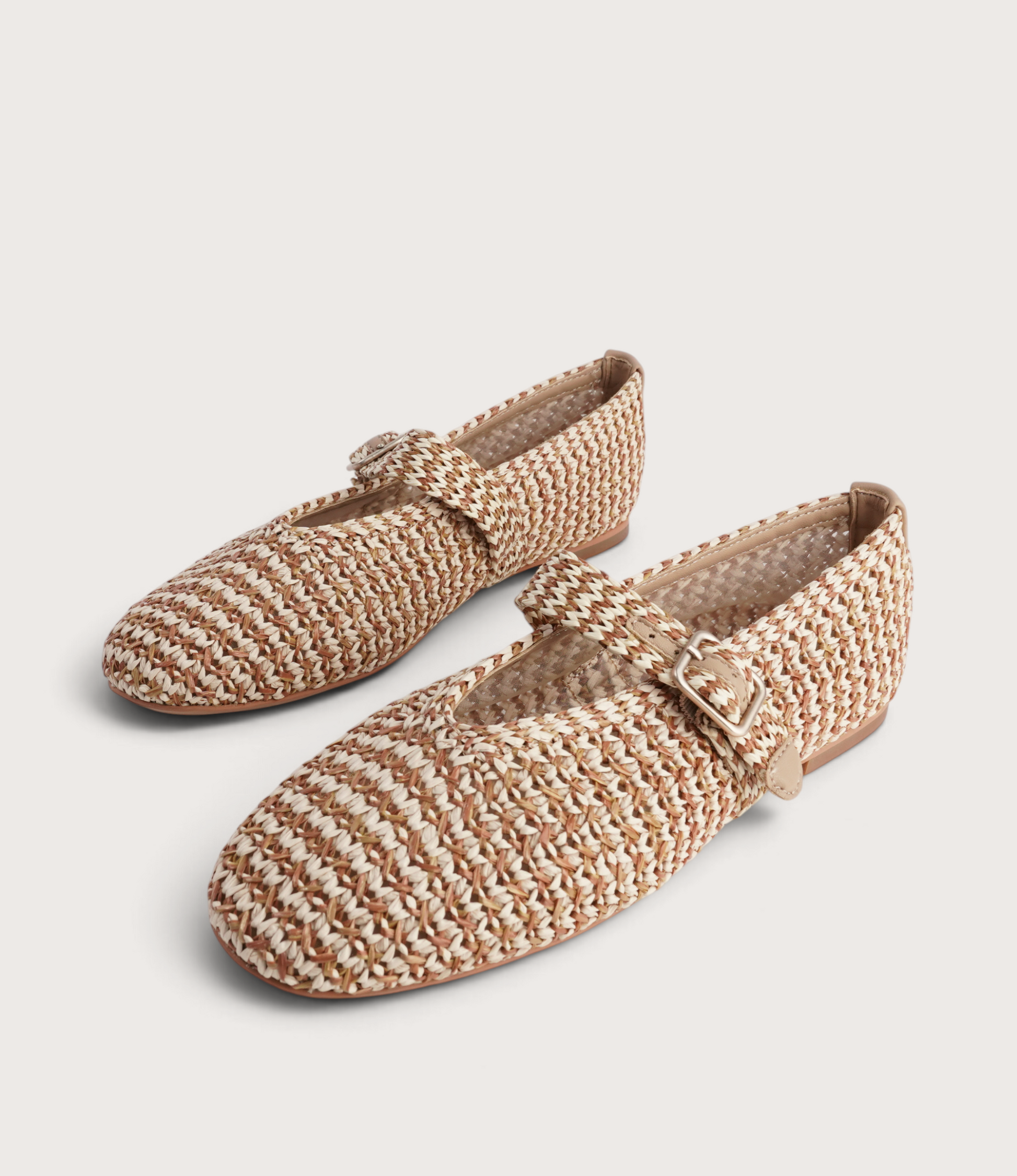 Santalum Caramel Ballet Flats